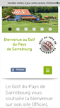 Mobile Screenshot of golf-sarrebourg.fr